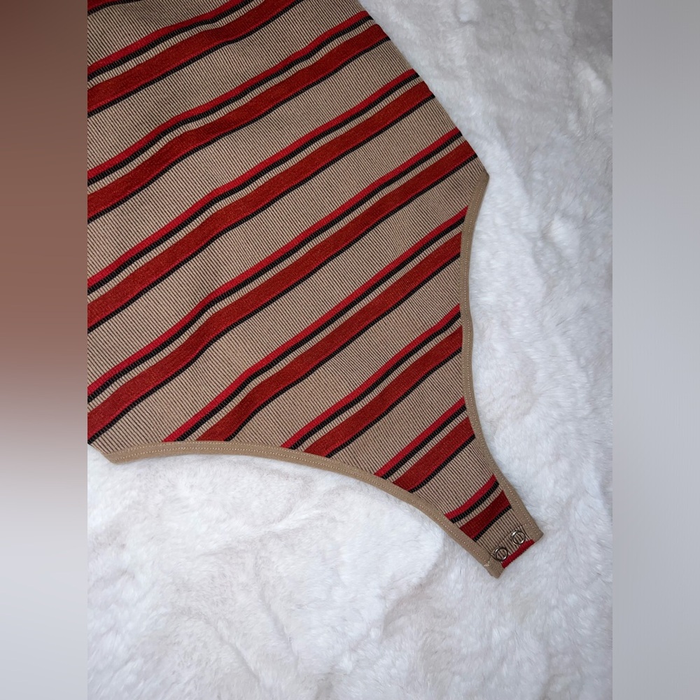 4/$10 Bundle Sale: NWT Forever 21 Seamless Thong Spaghetti Strap Bodysuit - Picture 3 of 8